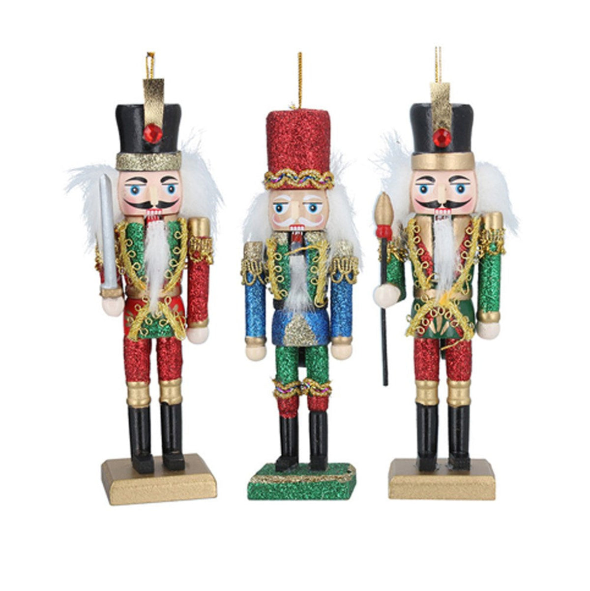 Coloured Wood Nutcracker