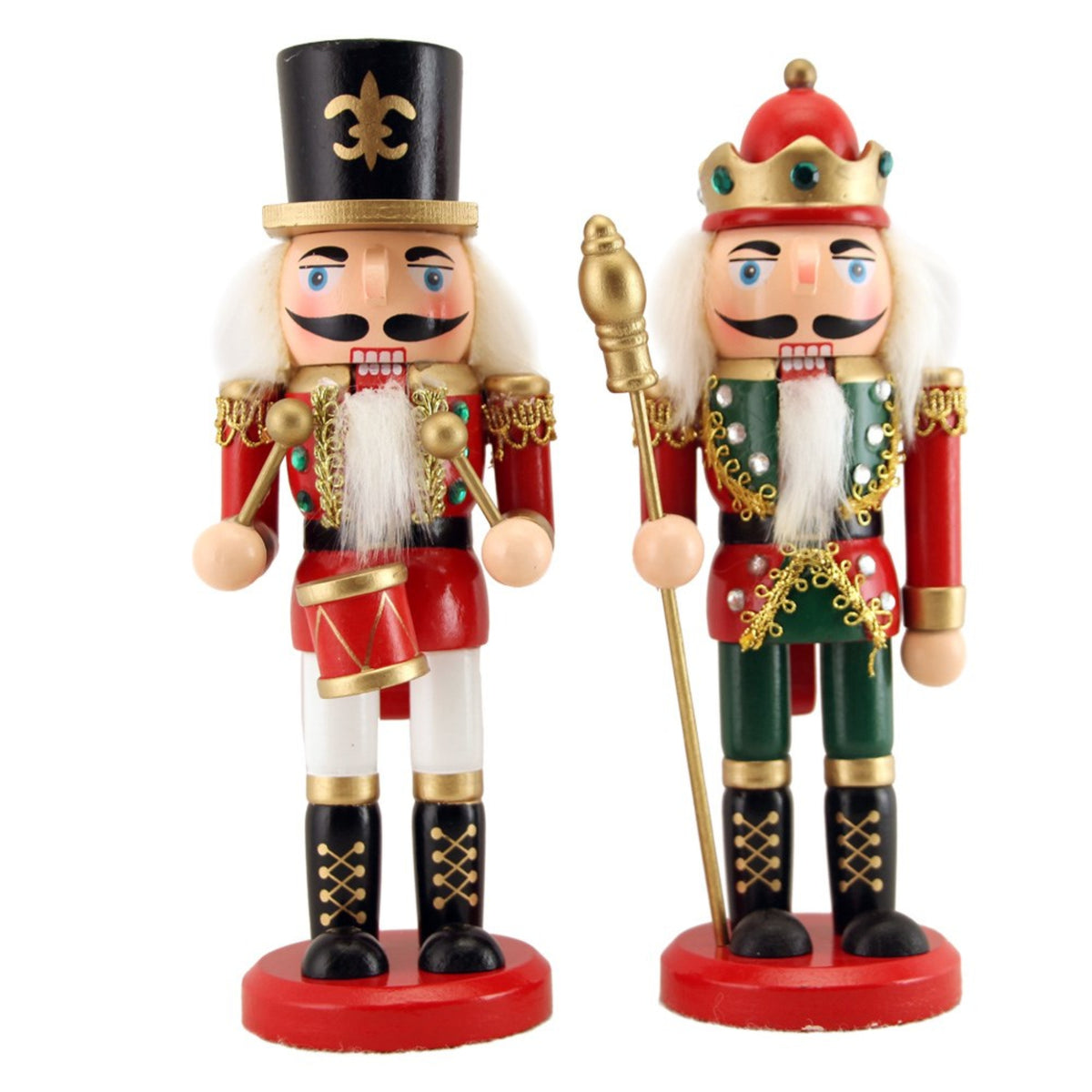 Wood Nutcracker Ornament Small