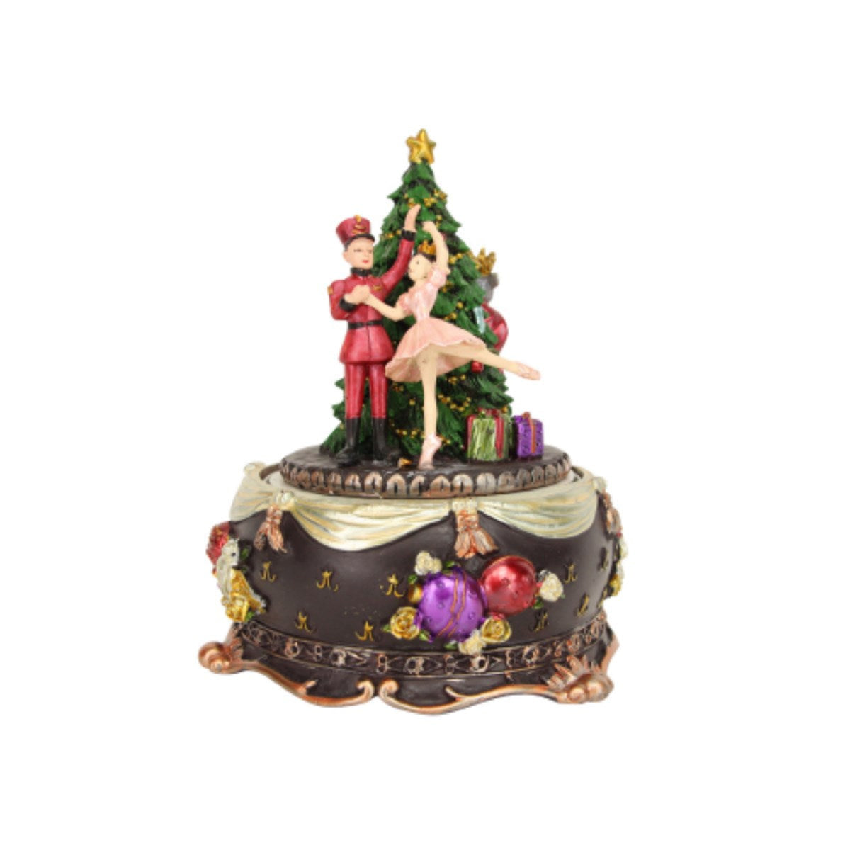 Revolving Nutcracker Music Box