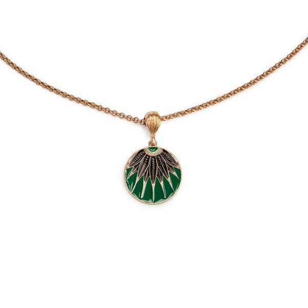 Art Deco Disc Vintage Pendant