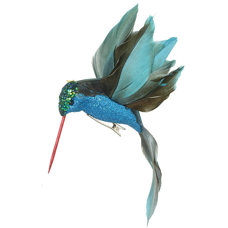 Blue Bird with Feather wings