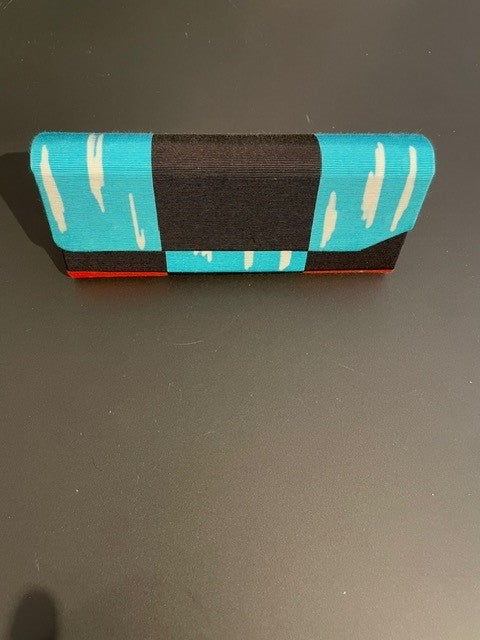 Madam Butterfly Check Glasses Case