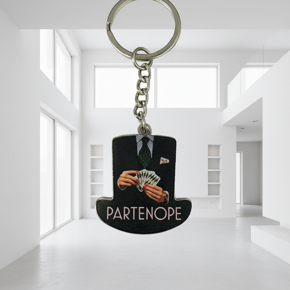 Partenope Keyring