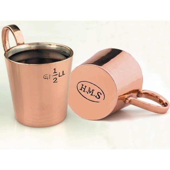 Copper Half-gill Rum Measure