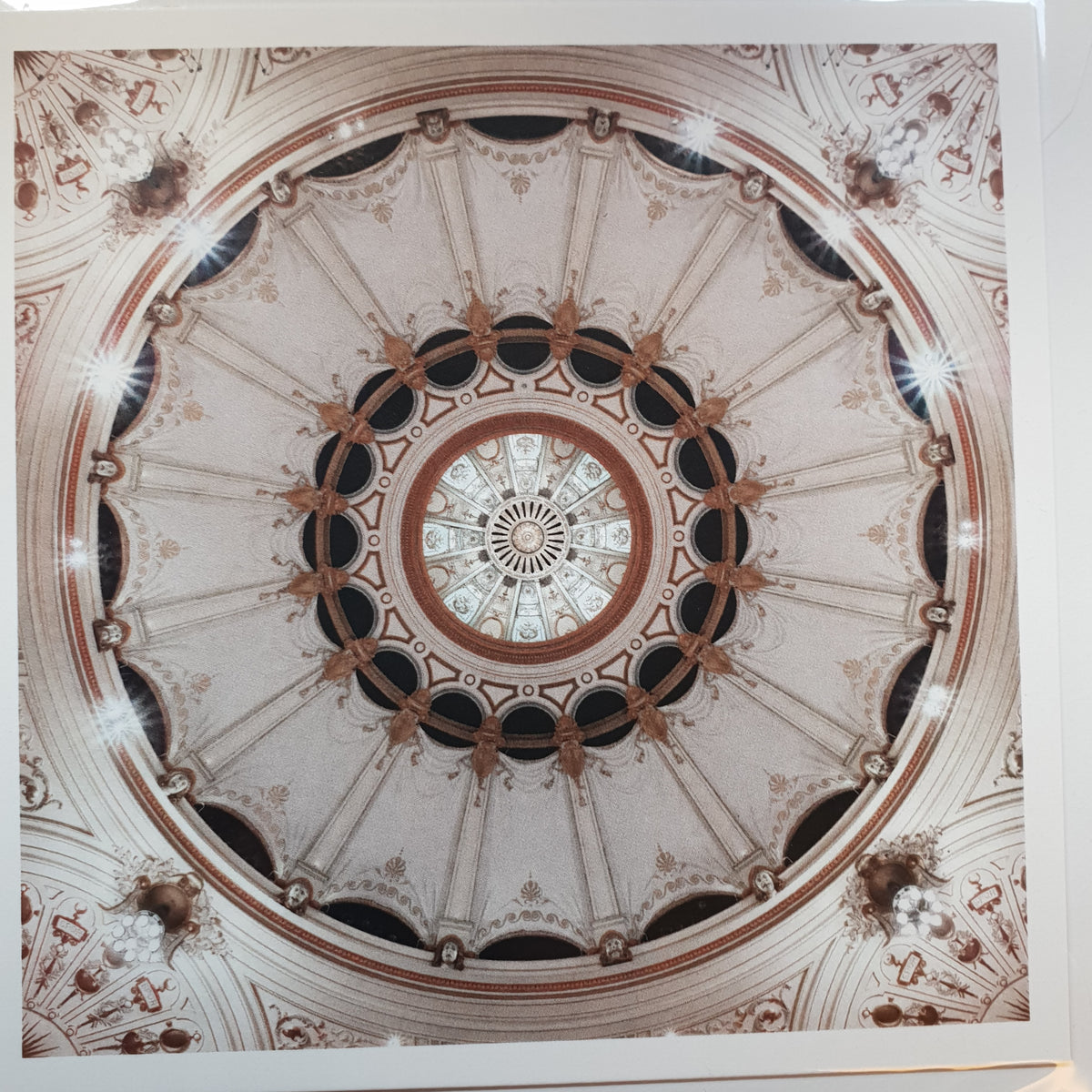 Auditorium Ceiling Greetings Card