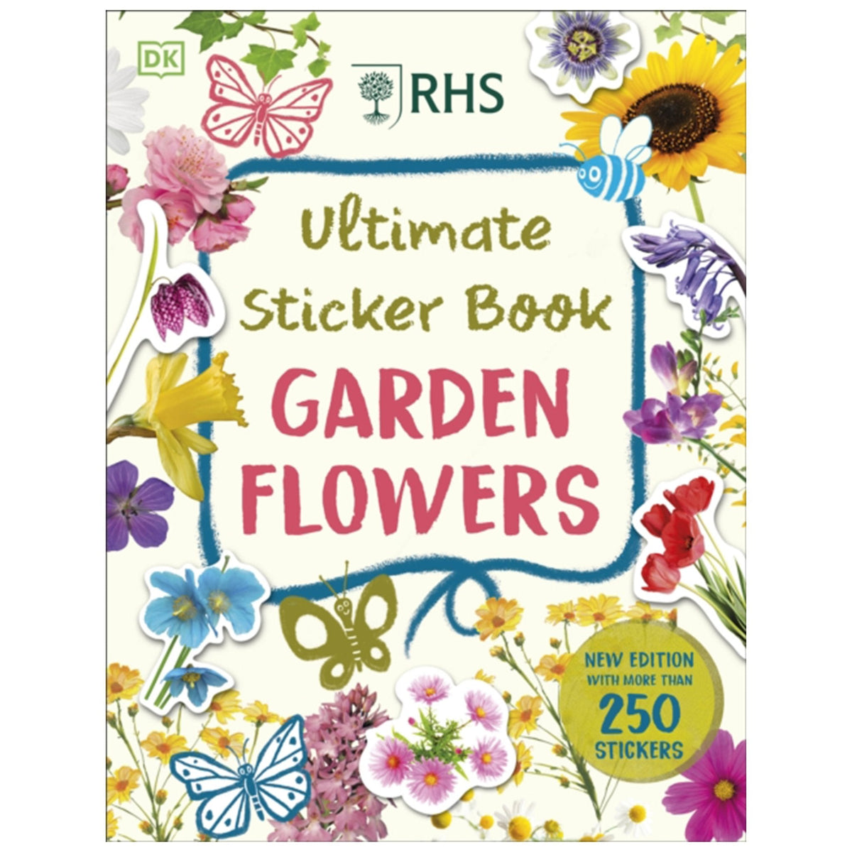 RHS Ultimate Sticker Book Garden Flowers: New Edition with More than 250 Stickers - boo•kay ldn
