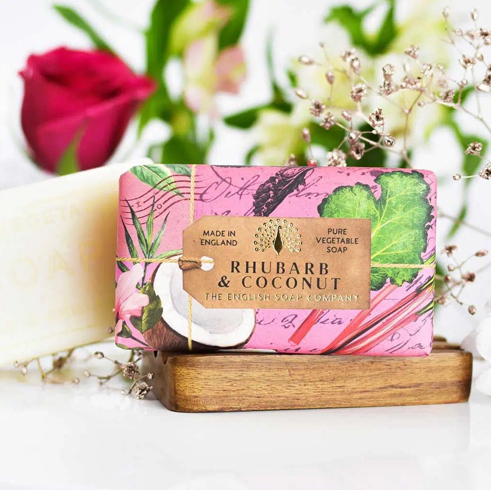 Rhubarb & Coconut Soap - Boo•kay ldn