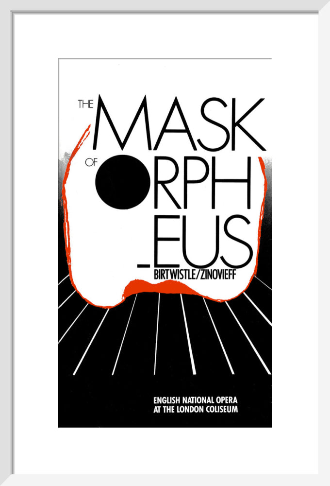 The Mask of Orpheus, 1986, Programme Cover
