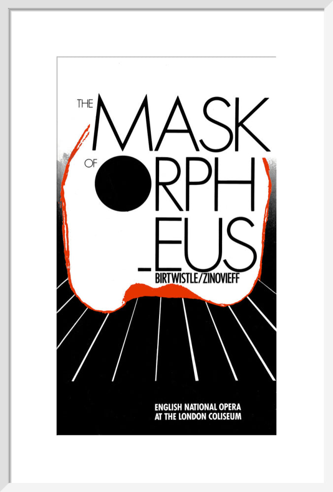 The Mask of Orpheus, 1986, Programme Cover