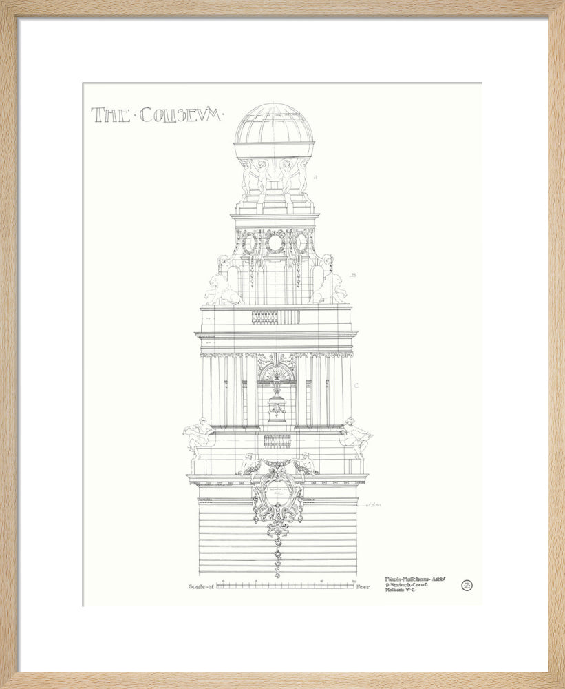 Frank Matcham - Coliseum Tower Original Plans